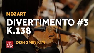 NYCP Mozart  Divertimento in F major K 138 [upl. by Helga]