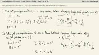 Prawdopodobieństwo  kurs podstawowy [upl. by Endora885]