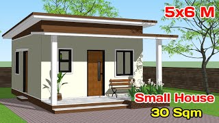 Small House Design 5x6 Meters  30 Sqm [upl. by Massab]