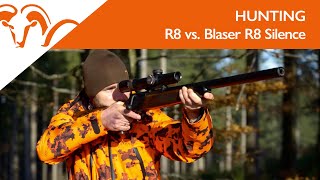 Blaser R8 vs Blaser R8 SILENCE [upl. by Mae]