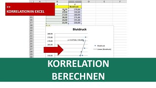 Korrelation l Statistik l Excel I Excelpedia [upl. by Tijnar]