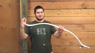 Making a 40 Pound Freehand Formed PVC Bow With Tape Finish  Full Build [upl. by Naimed563]