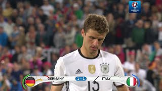 Deutschland vs Italien Elfmeterschießen Euro2016 02072016 4K UHD [upl. by Giefer]