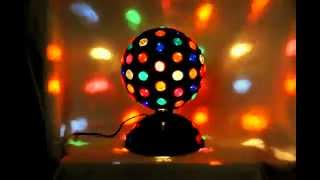 8quot Rotating Disco Party Lamp Light [upl. by Anitra84]