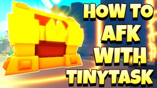 How To AFK With TinyTask in Pet Simulator X Roblox [upl. by Altman481]