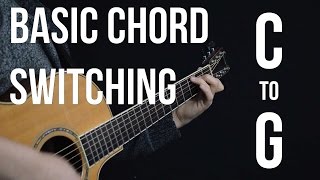 Chord Switching Practice  C to G [upl. by Edora]