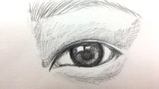 How to Draw Asian Eyes better Real time Tutorial About Face Geisha 5a  TheArtSherpa [upl. by Alraep]