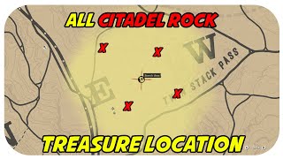 ALL Citadel Rock Treasure Map Location [upl. by Attenaej]