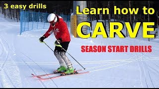 Learn how to CARVE  3 EASY DRILLS [upl. by Eisoj587]