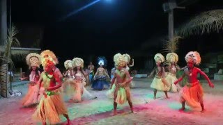 TRADITIONAL TAHITIAN DANCING  Tiki Village Moorea Island [upl. by Mohamed]