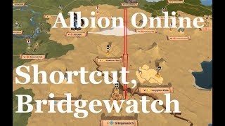 Albion Online  Caerleon to Bridgewatch fast almost safely [upl. by Notgnirrab]