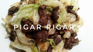 HOW TO COOK PIGARPIGAR BEEF STIR FRY WITH CABBAGE  Kats Empire [upl. by Essyla564]