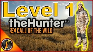 Starting Over at Level 1  theHunter Call of the Wild [upl. by Eivol]