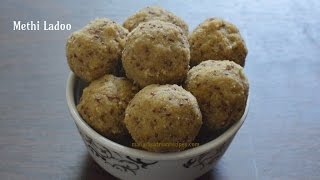 Methi Ladoo  Methi Dink Laddu Recipe [upl. by Clementina]