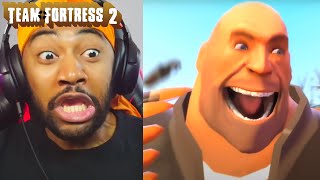 Overwatch Fan Reacts to Team Fortress 2 Meet The Team [upl. by Inatsed221]