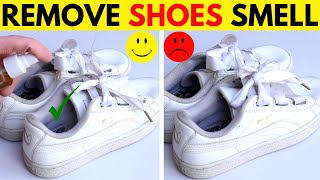 How to Get Rid of Smelly Shoes Instantly Without Washing  DIY Best Shoe Odor Eliminator Deodorizer [upl. by Eiuqram]