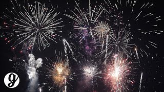 12 Minute Fireworks Show with Sound 4K UHD 60FPS  GRATEFUL [upl. by Pepi]