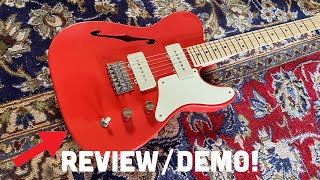 Squier Paranormal Cabronita Telecaster Thinline ReviewDemo [upl. by Niassuh]