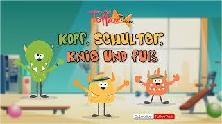 Kopf Schulter Knie and Fuß  Monster Mash  German Poem For Children  Kids Poem  Toffee TV [upl. by Iadrahs]