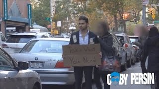 Why This Homeless Man Only Took 2 From Man Handing Out Cash [upl. by Jesus]