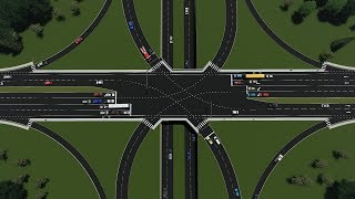 VDOTs Innovative Intersections SinglePoint Urban Interchange [upl. by Ecirehs]