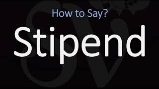 How to Pronounce Stipend 2 WAYS British Vs American English Pronunciation [upl. by Sibley]