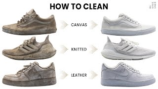 How To Clean Your White Sneakers  The Best Method [upl. by Rizas548]