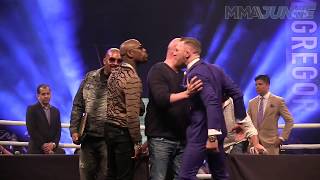 Mayweather vs McGregor World Tour London [upl. by Cohbert]