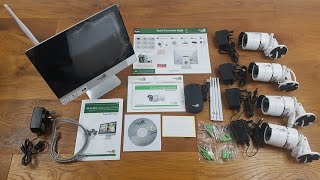 HomeGuard AllinOne Wireless CCTV Kit  4CH1TB Unboxing and Setup [upl. by Kilam796]