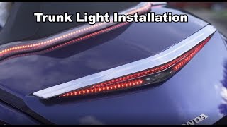 Goldstrike LED Trunk Light Installation for Gold Wing [upl. by Ennaerb]