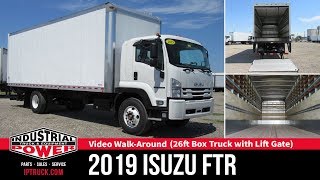 2019 ISUZU FTR 26ft Box Truck  ISUZU Truck Walk Around  IP TRUCK [upl. by Anhej288]