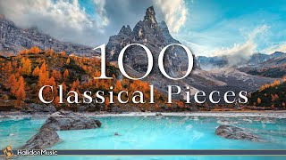 Top 100 Classical Music Pieces [upl. by Adnola]