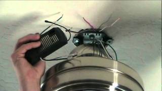 How To Install a Ceiling Fan With Remote Control [upl. by Elmina69]