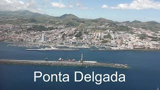 AZORES Ponte Delgada city  São Miguel Island [upl. by Elleynad]