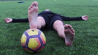 PLAYING FOOTBALL BAREFOOT AstroTurf [upl. by Eibreh]