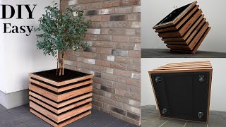 DIY Planter BoxBlumenkasten selber bauenPflanzenkasten selber bauenHow to make Raised Planter BOX [upl. by Sesilu]