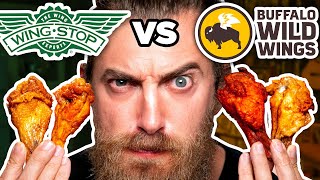 Wingstop vs Buffalo Wild Wings Taste Test [upl. by Mun]