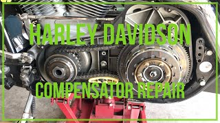 How To Harley Davidson Road King Compensator Repair [upl. by Orthman10]