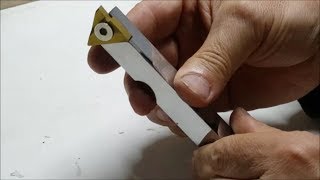 Come realizzare un utensile per tornio  DIY lathe tool [upl. by Napoleon588]