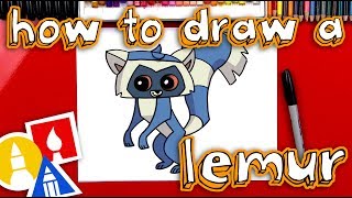 How To Draw Animal Jam Lemur [upl. by Sarette]