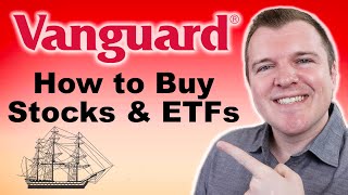 How to Buy Stocks with Vanguard  Full Example [upl. by Kohsa]