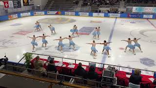 Team Skyliners Senior USA French Cup 2022 Short Program [upl. by Robby59]