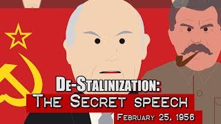 DeStalinization The Secret speech 1956 [upl. by Aliuqaj51]