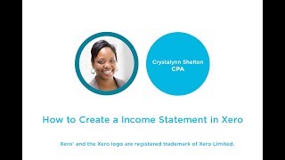 How to Create an Income Statement in Xero [upl. by Callida]