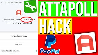 HACK DO APLIKACJI ATTAPOLL📱🛠  Zarabiaj na [upl. by Lasko113]