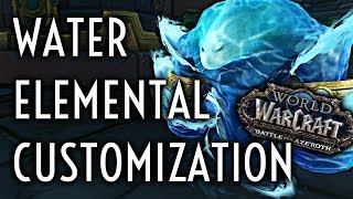 WoW Guide  Mage Water Elemental Customization Glyphs [upl. by Elnukeda]