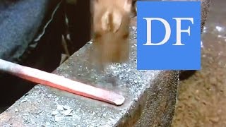 Blacksmithing for beginners Basic Forging 1 [upl. by Anitsahs]