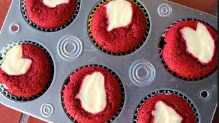 Red Velvet Cream Cheese Cupcake Recipe [upl. by Tedi]