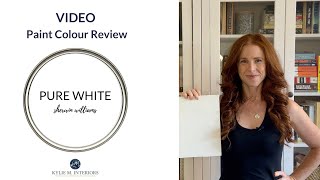 Paint Colour Review Sherwin Williams Pure White SW 7005 [upl. by Acassej]