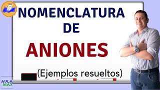 Nomenclatura de Aniones [upl. by Allbee]